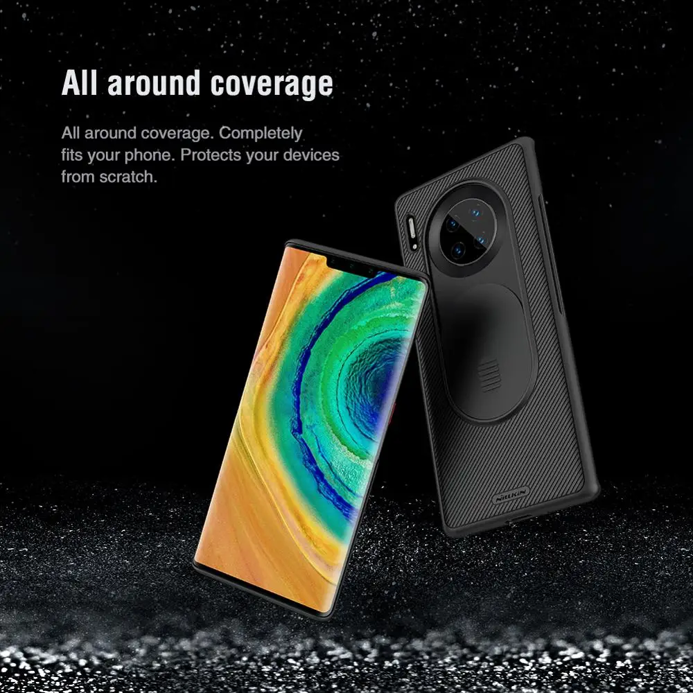 Чехол для huawei mate 30 Pro, чехол Nillkin Camshield, чехол для ПК, защитная крышка для камеры, задняя крышка для huawei mate 30 Pro, чехол для телефона