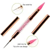 Rose Gold Dual-ended Silicone Head Nail Art Dotting Pen Crystal Rhinestone Picker Tools Wax Pencil Nails Brush Manicure Tools 1