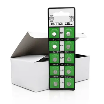 

Button Battery LR41 Environmental Protection Energy Saving Battery Durable 1.55V Zinc Manganese Battery