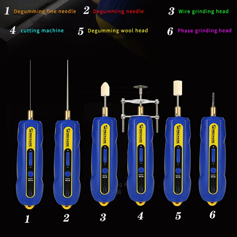 

MECHANIC IR10 OCA Phone LCD Screen Degumming Shovel Glue Tool Set Adjustable Speed Glue Remove Pen Grinder Rubber Separator