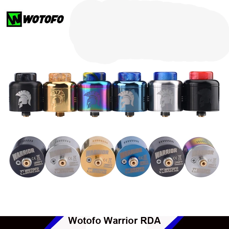 Оригинальный Wotofo Warrior RDA с фокусным расстоянием 25 мм Перезаправляемые Атомайзеры