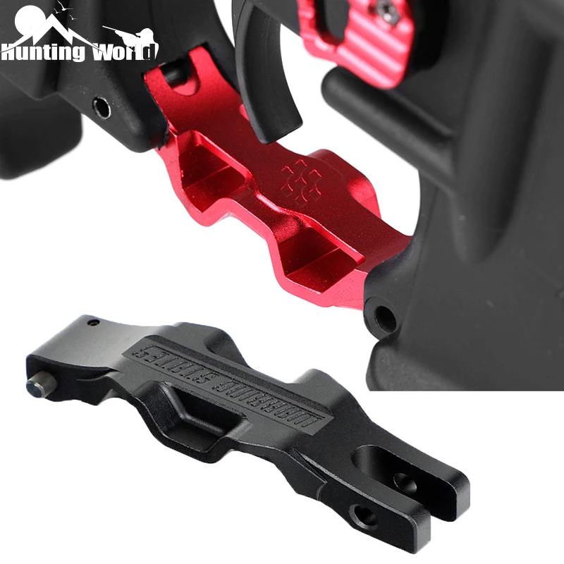 

Tactical CNC Aluminum Black Red Enlarged Trigger Guard Finger Rest for Hunting Airsoft Rifle Accessory Dropshipping Free Shippin