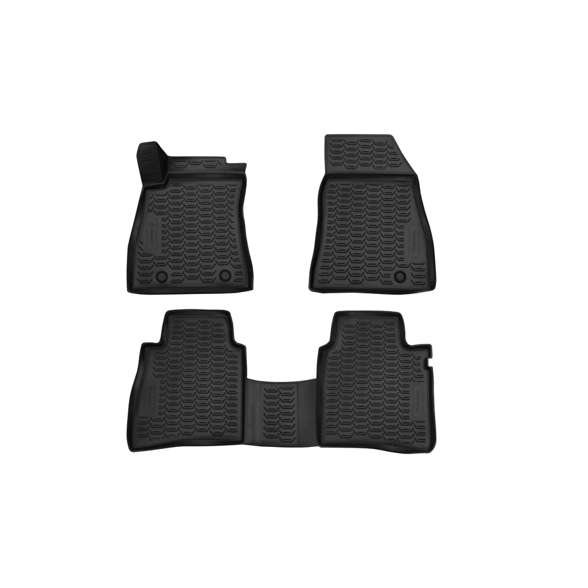 3D mats in salon Nissan Tiida, 03/, HB. 4 PCs(PU)(Nissan Tiida