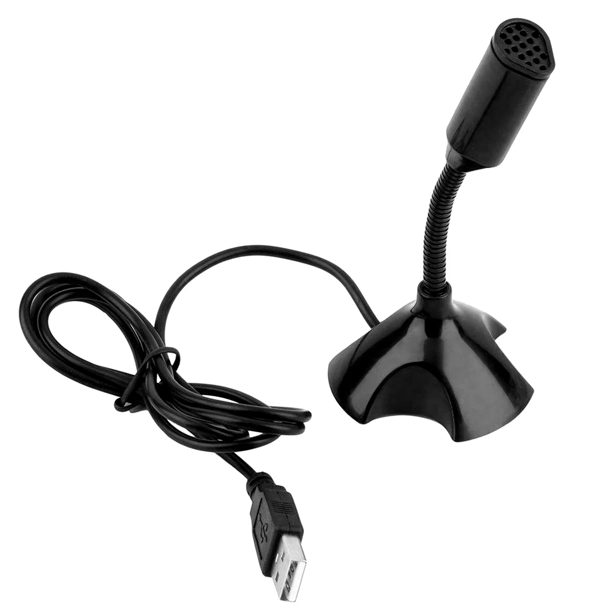 SOONHUA USB Computer Microphone PC Desktop Adjustable Flexible Hose