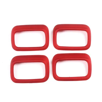 

Red A/C Vent Cover Center Air Condition Vent Cover Car Accessory ABS Plastic