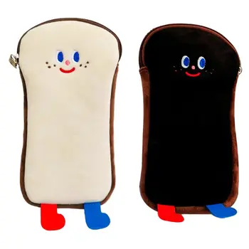 

Portable Plush Pencil Pen Case Cosmetic Makeup Coin Pouch Zipper Bag Purse