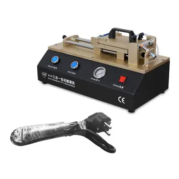 

Fully Automatic 3 in 1 Multipurpose Screen OCA Film Machine Laminating Machine Built-in Vacuum Pump Compressor TBK-765