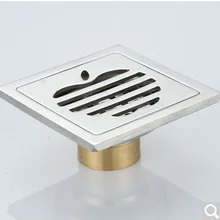 Joniovva нержавеющая сталь 6 Li толстый дезодорирующий анти-блокирующий слив пола Ванная комната Душ Стиральная машина будет использовать слив пола