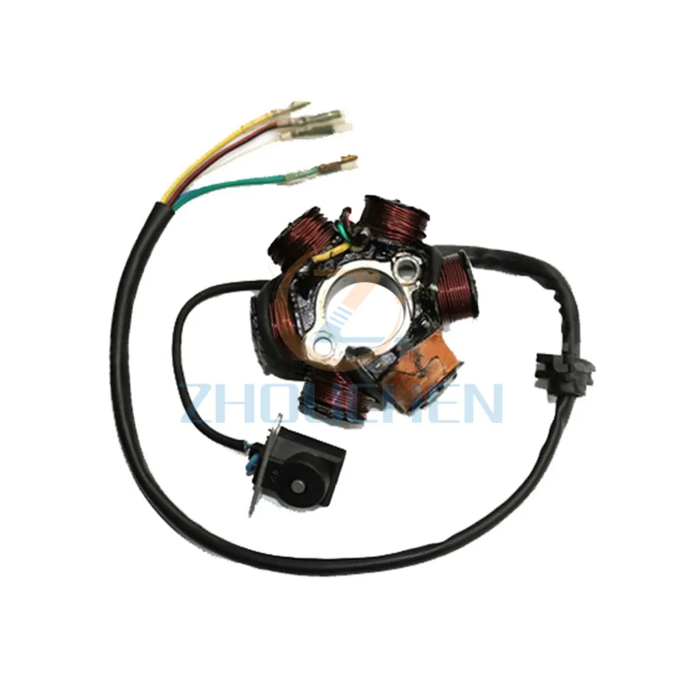 6-Coil МАГНЕТО СТАТОР генератор зажигания для GY6 50cc 70cc 90cc 110cc 125cc мопед картинг ATV Dirt pit Bike