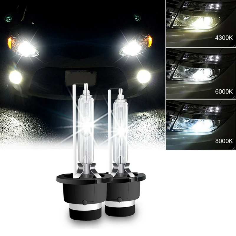 TREYUES 2 Шт Автомобильные D2S D2R Xe-non HID лампы фары белые DC 8-32V 35W 6000K
