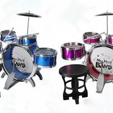 Новое поступление,> 3 лет, 10 шт., набор для ключей, Джазовый набор с стулом, музыкальный игрушечный инструмент для детей(10 шт