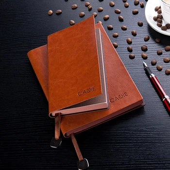 Office stationery high quality A6/A5/B5 business notebook include line page and dot page and blank page soft pu leather notebook j310 page 10