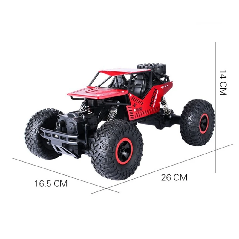 Радиоуправляемый автомобиль 1:18 4Wd 2,4 Ghz с дистанционным управлением гусеничный мини внедорожник скоростной рок Ровер игрушки для детей, черный
