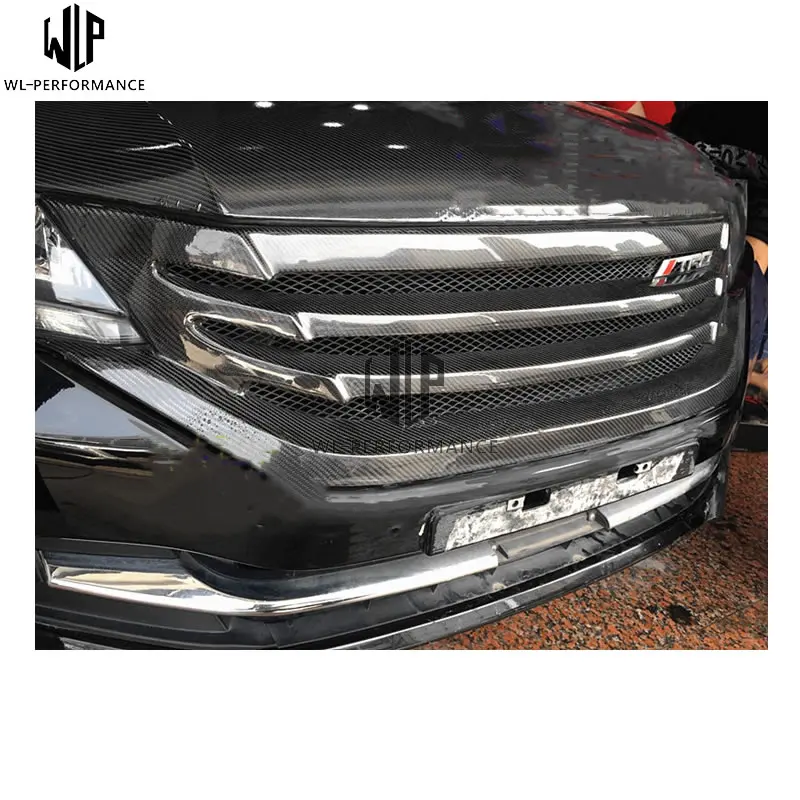 9th Accord Carbon Fiber Racing grills Front bumper Grille Car body kit For Honda Accord 9th 13-17 Car styling USE