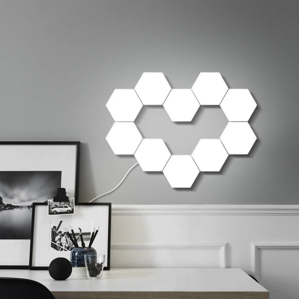 New DIY Touch Sensor LED Night Light Sensitive Hexagonal Quantum Lamp home  decoration Wall Lamp Smart Dimmable Lighting Modular|LED Night Lights| -  AliExpress
