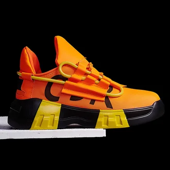 

Fashion Chunky Sneakers Men Breathable Casual Shoes Men Height Increasing Red Sneakers 2020 Winter Trending Walking Shoes Male