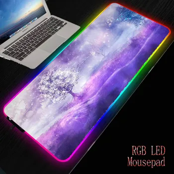

MRGBEST Fantasy Tree Landscape Mouse Large Mouse Pad Gamer Notebook Computer Mousepad Mats Office Desk Resting Surface Mat Game