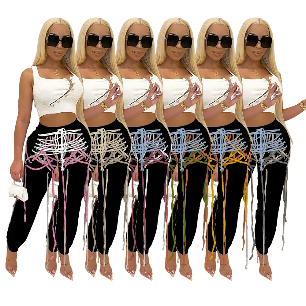 Leggings Fashion Streetwear Black 