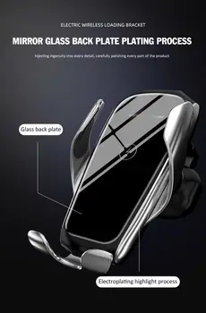 

X5 wireless charger magic clip car wireless charging infrared car bracket aromatherapy Universal Car Bracket Mounts Holder