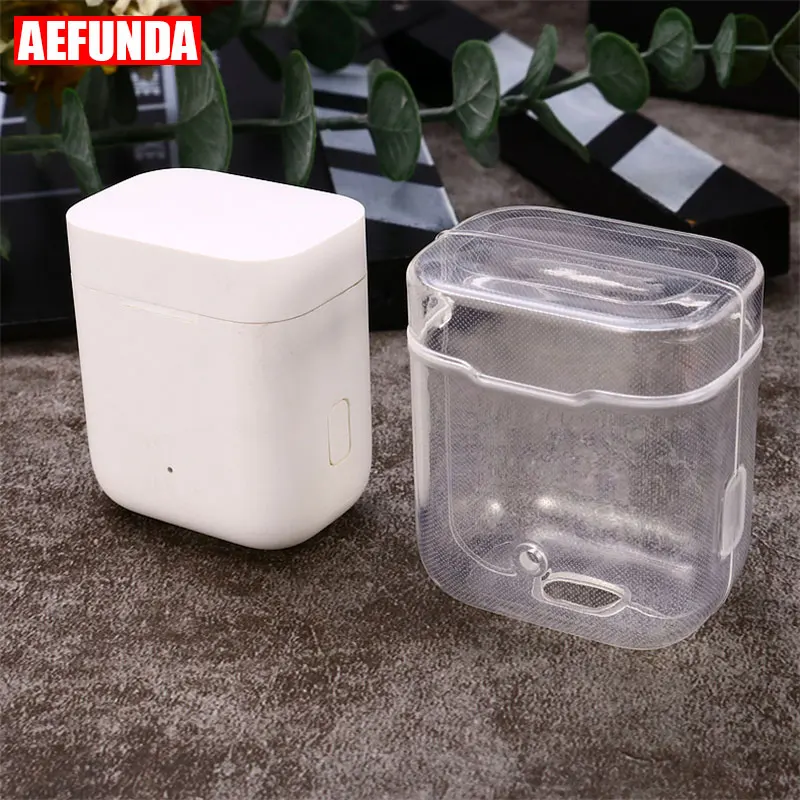

Transparent Soft Silicone Case For Xiaomi Airdots Pro Wireless Headphone TPU Shockproof Protective Cover Bluetooth Earphone Box