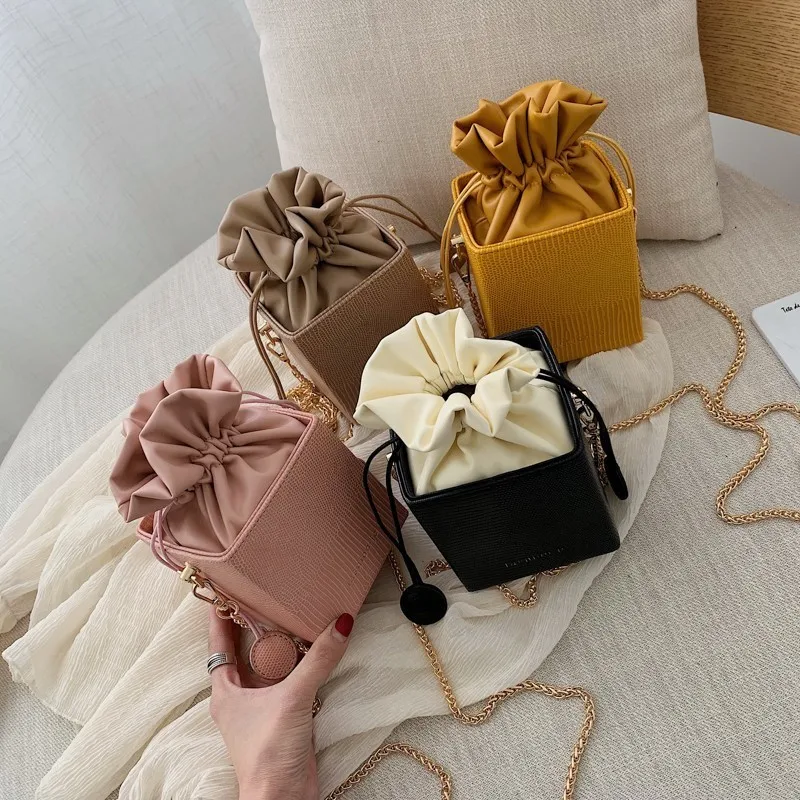 Gykaeo Fashion Drawstring Bucket Women Purses Bags Small Flap Ladies Handbags Box Shape Crossbody Bags For Women 2019 Sac A Main Gykaeo Fashion Drawstring Bucket Women Purses Bags Small Flap Ladies Handbags Box Shape Crossbody Bags For Women 2019 Sac A Main