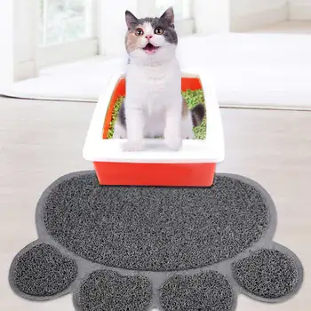 

Cats Litter Trapping Mats Pads 30*40cm PVC Elastic Fiber Mats for Cats Litter Boxes HVR88