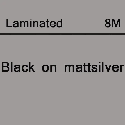 black on mattesilver Разноцветные 12 мм совместимые Epson SS12KW/LC-4WBN SS9KW ST12KW ST9KW SC12YW ленты этикетки ленты для KingJim - Цвет: black on mattesilver