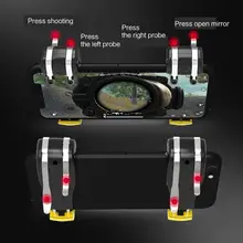 Прочный левый и правый игровой курок геймпад игровой контроллер Ручка Джойстик для iPhone Android сотовых телефонов товары для игр