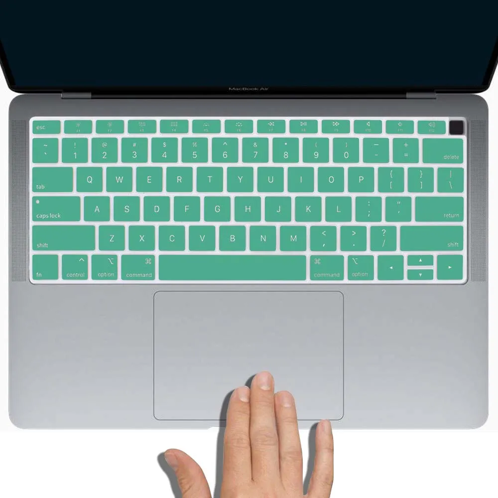 KK& LL Apple Macbook Air 1"(A1932) ноутбук-силиконовый мягкий водонепроницаемый корпус клавиатуры США