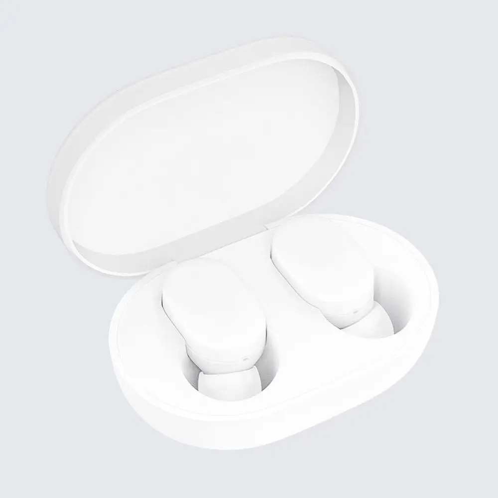 White Xiaomi mi AirDots TWS Bluetooth наушники беспроводные наушники-вкладыши наушники гарнитура с mi c и зарядная док-станция Молодежная версия - Цвет: White