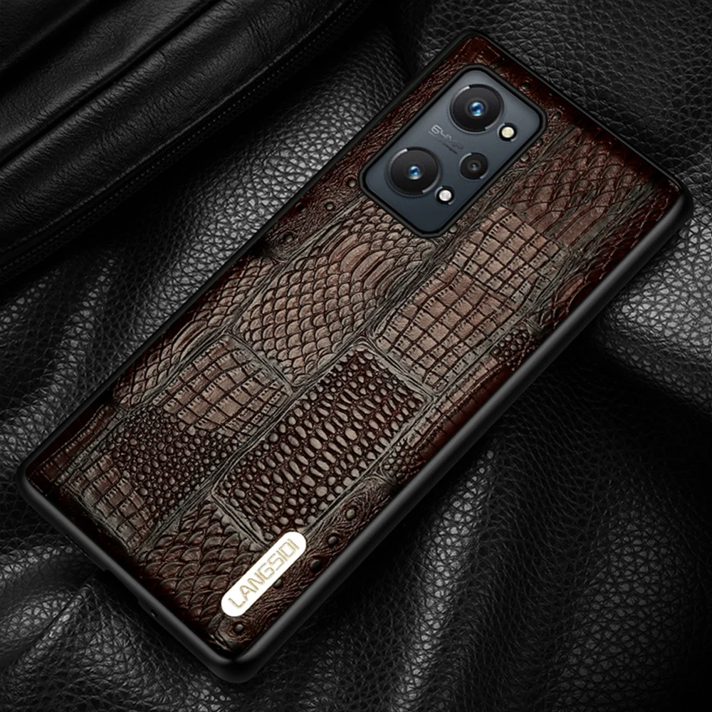 

Чехол из натуральной кожи для Realme 8 9 Pro 9i GT Neo 3 2 Pro 2T GT Master Explorer Edition, чехол для OPPO Reno 8 7 Find X5 X3 Pro