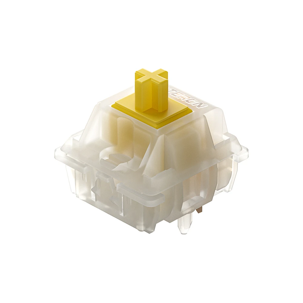 Gateron Yellow Pro Switch 5pin Original Factory Lubrication 50gf Red Linear Feel For Mechanical Keyboard