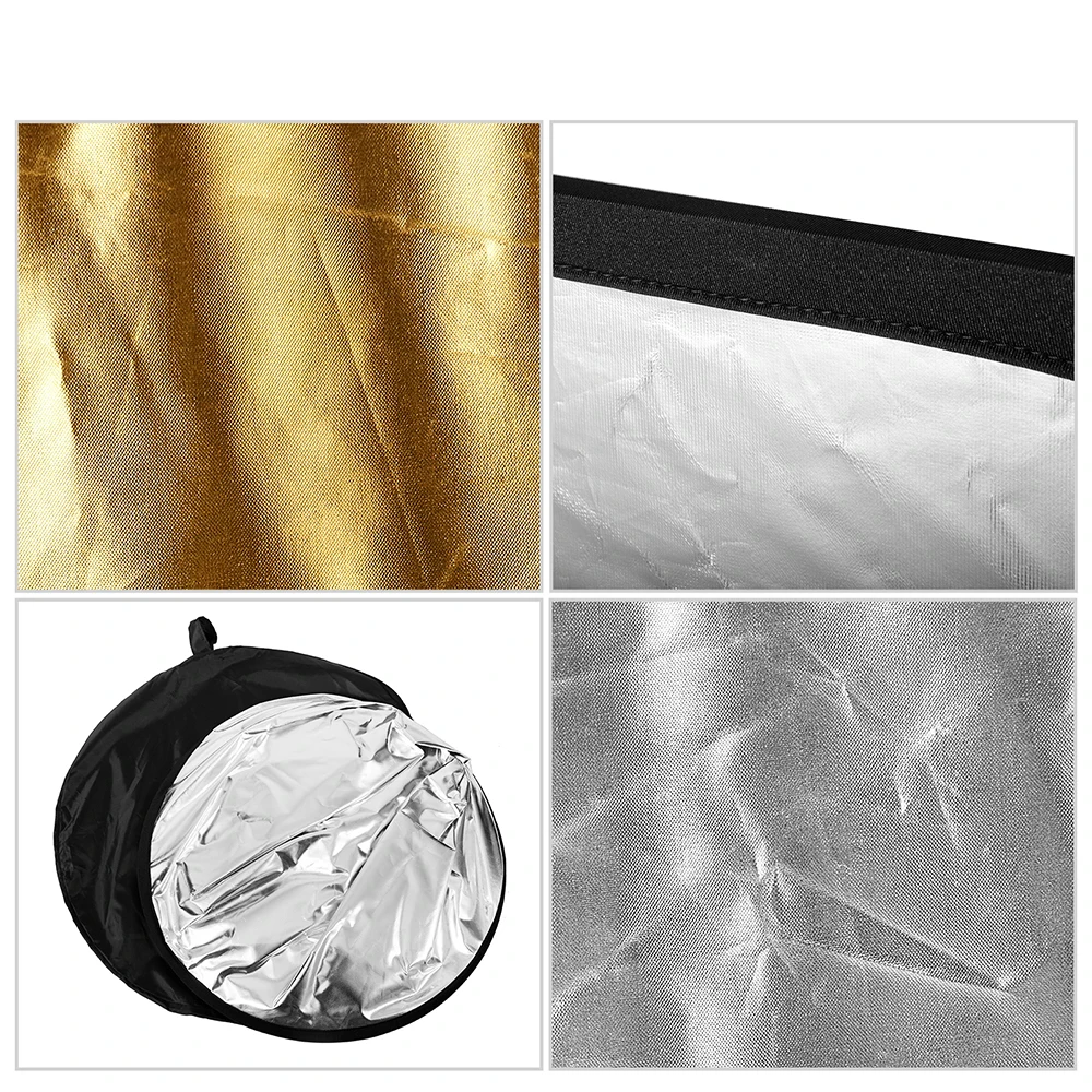 Selens Reflector Portable Photography Studio Photo Collapsible Light Reflector for Outdoor Studio Reflector 100*150CM 5 in 1