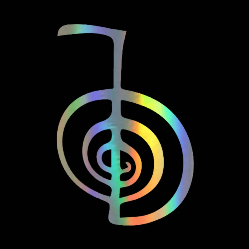 1319cm Art Cho Ku Rei Reiki Symbol vinyl Car Decals Creative Car Window Decor Bumper Pattern Strong self-adhesive (4)