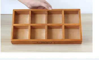 

multi-functional sundries wooden storage creative groceries jewelry cosmetics wooden box desktop sundries storage box a0387