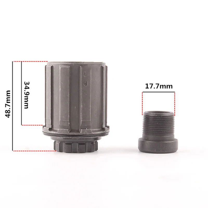 Black Freehub Body Attachment Bicycles Replacement Cassette Hubs MTB Assembly