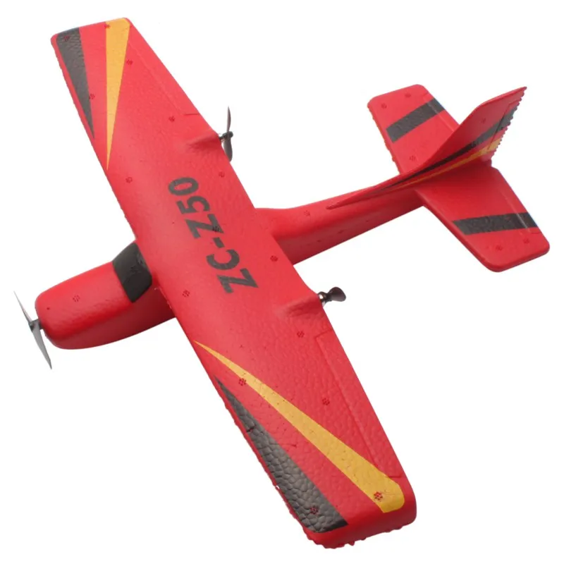 Hot-Z50 2,4G 2CH 340 мм размах крыльев EPP RC планер самолет RTF, красный