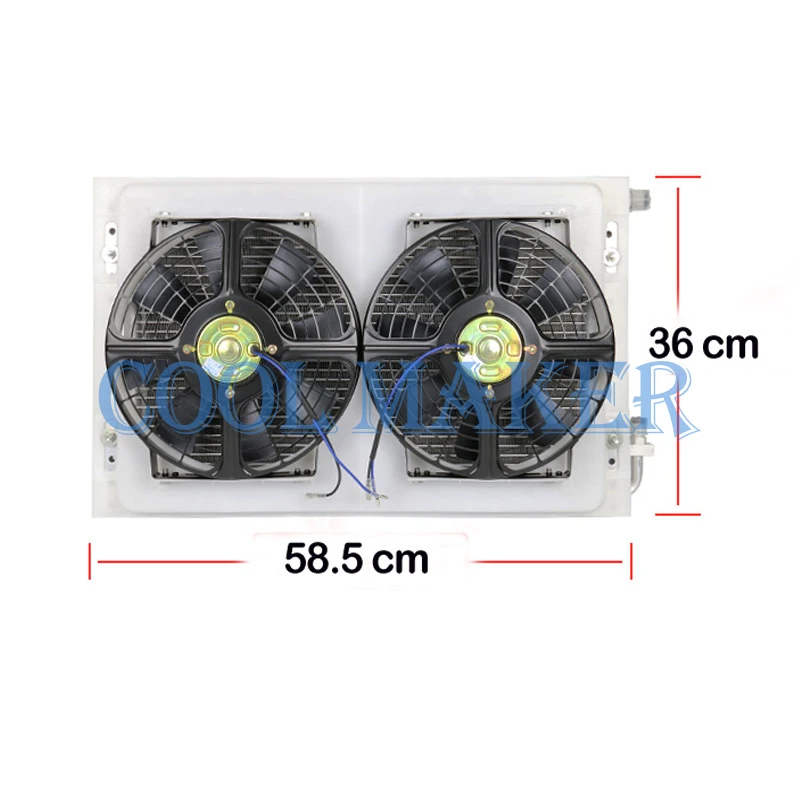 Unidad de condensador de aire acondicionado universal para piezas montaje de ventilador de refrigeración, camiones reacondicionados| y - AliExpress