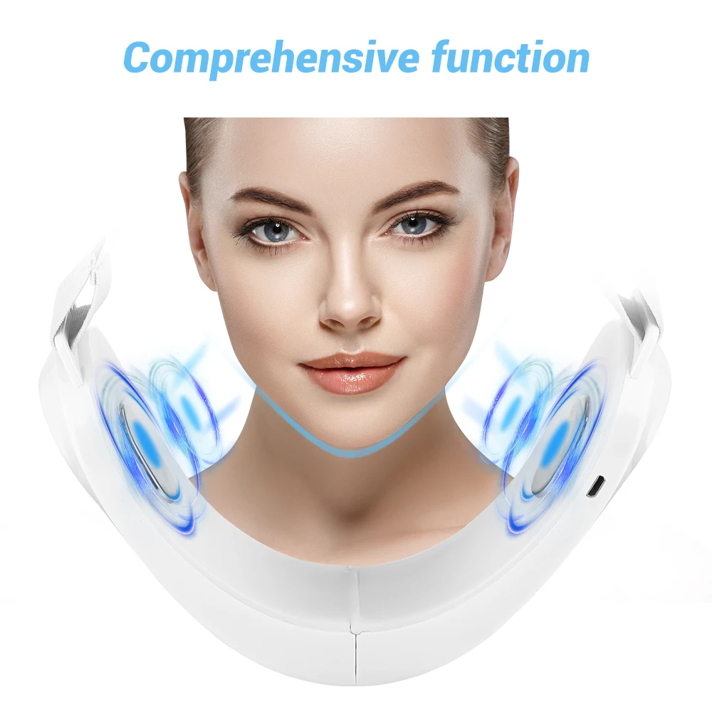 Facial Massager Face Slimming Massager Face Slimming Strap Makeup Face Lift Tools V Face Facial Machine Electric V-Line Up Lift Belt Face Massage LED Skin Lifting Firming Beauty Device Double Chin Reducer