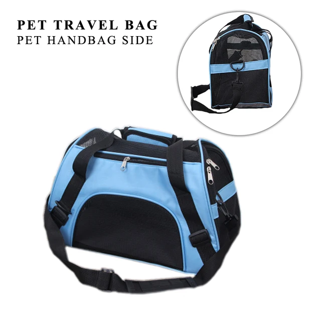 Sacs portables en maille respirante pour animaux de compagnie, sac à main pliable, sac de transport, petits chiens, chats, voyage 3