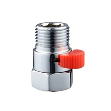 1/2 дюйма Керамика внутренней стороны гибкая домашняя быстро прочное Насадки для душа Отключение подачи Управление регулятор расхода воды Полный латунь Ванная комната