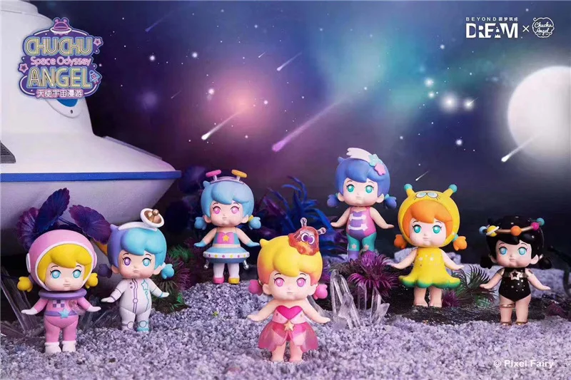 

Ali Angel Universe Roaming Series Blind Box Mini Doll Tide Play Garage Kit Birthday Gift Decoration Toy