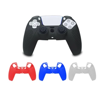 

Silicone Case Protective Skin Cover Wrap Case For PS5 Controller Joystick Gel Rubber