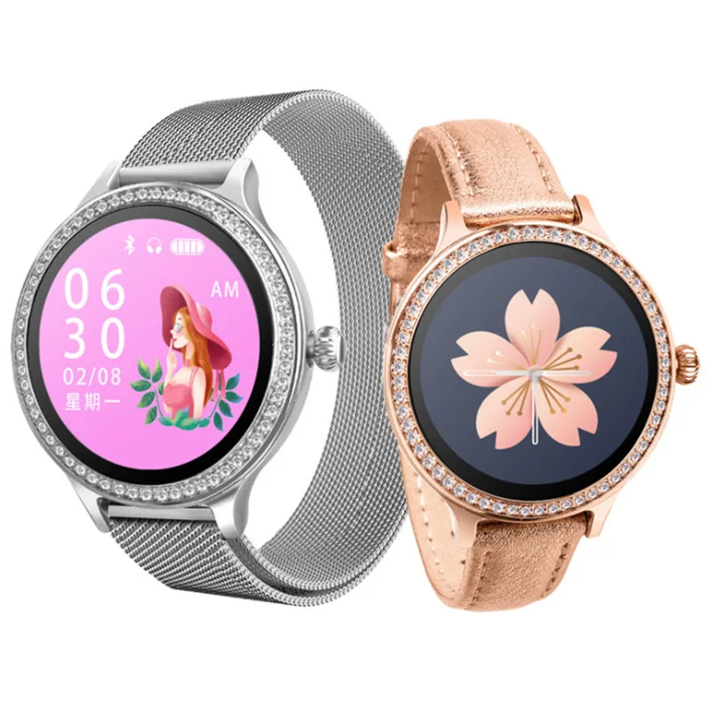 

LYKRY M8 Smart Watch Women Heart Rate Blood Pressure Physiological Cycle Fitness Tracker IP68 Waterproof Sport Smartwatch 1.3"