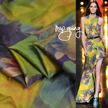 

lotus elastic satin silk fabric, mm (improved yarn)