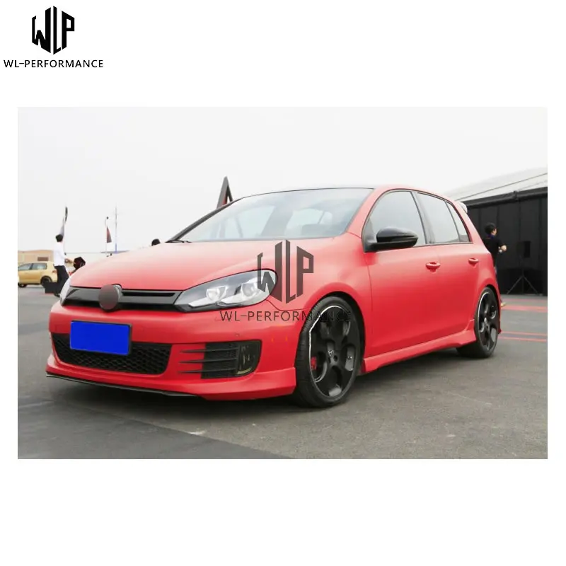 MK6 GTI автомобильный комплект кузова из углеродного волокна передний бампер для губ автомобильный комплект для Volkswagen golf 6 golf 6 GTI 13-up Автомобильный Стайлинг использование
