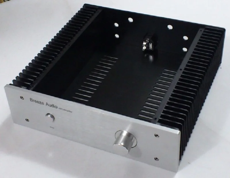 BRZHIFI BZ3209 алюминиевый чехол с двумя радиаторами для усилителя мощности класса A