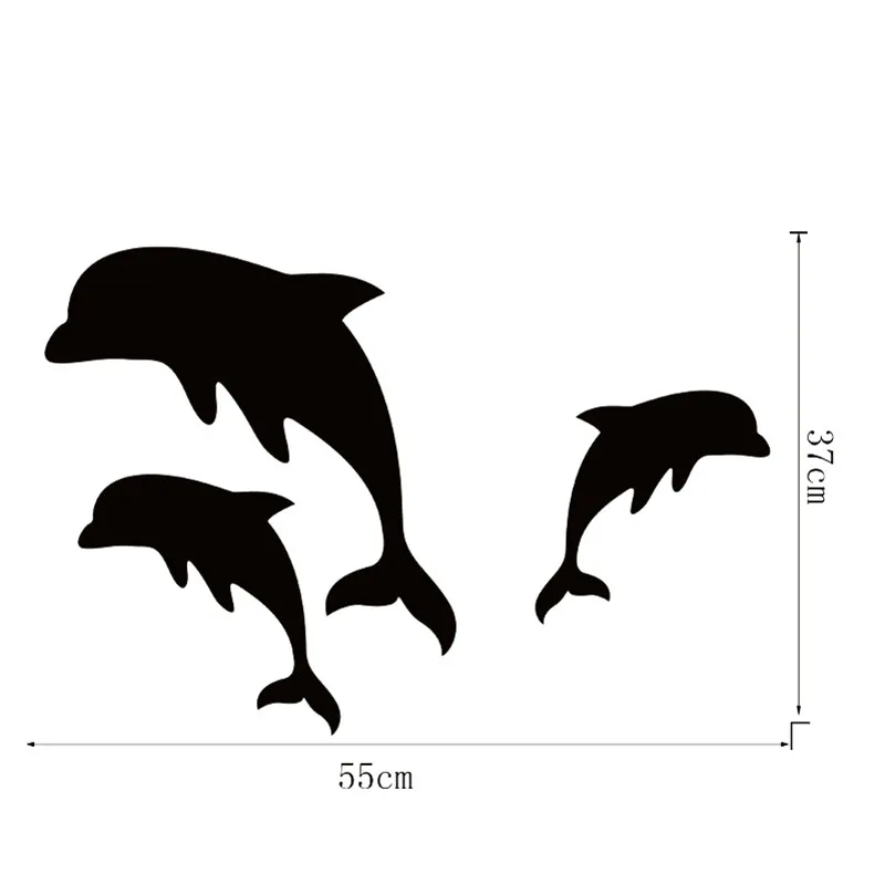 Зеркало с дельфином наклейки на стену сочетание 2019 новый фон ТВ стерео зеркало
