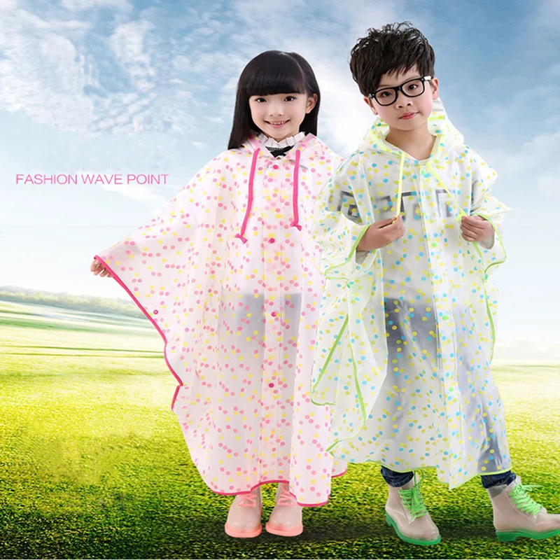 Chubasquero Para Niños, Poncho De Lluvia De Colores, Ropa Impermeable Con Capucha Sin Arrugas Para Ninos Y Ninas De 6 A 12 Anos Ofspeizc 220777 1