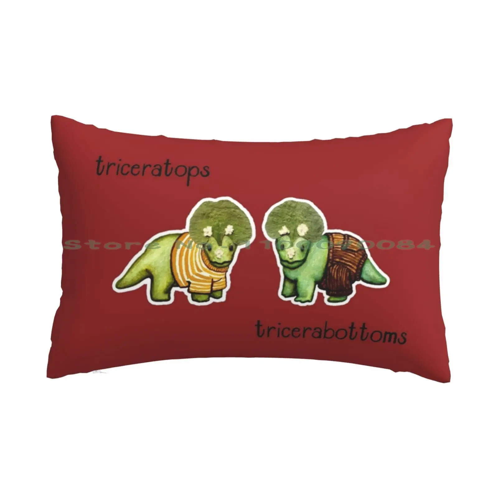 

Triceratops , Tricerabottoms Pillow Case 20x30 50*75 Sofa Bedroom Triceratops Tricerabottoms Pressed Leaves Pressed Flowers